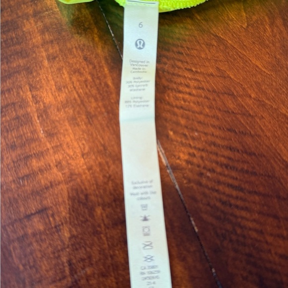 Lululemon Athletica Yellow Leggings High-Waist Stretchy, Like New - Picture 5 of 5